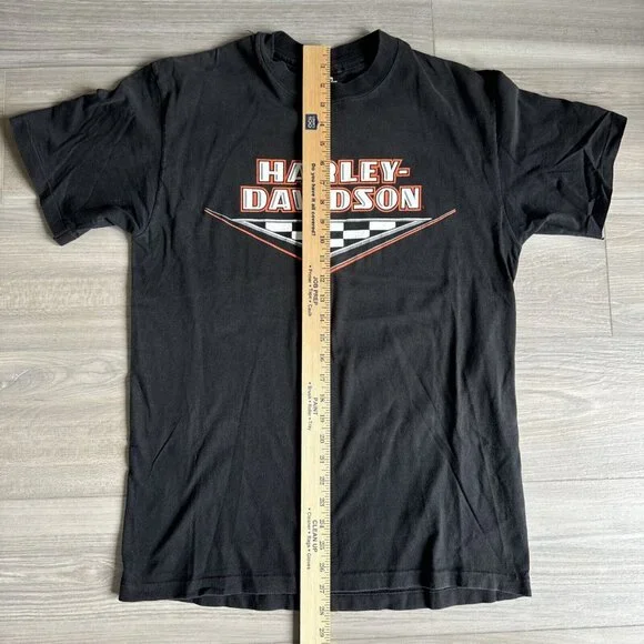 VTG 1994 RK Stratman HARLEY DAVIDSON Single Stitch Shirt Size‎ M Hanes Beefy USA